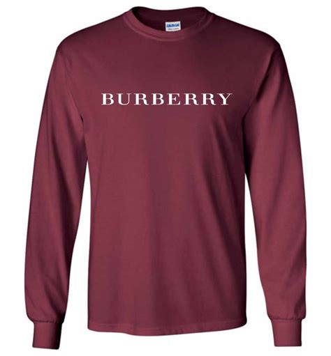 long sleeve burberry t shirt